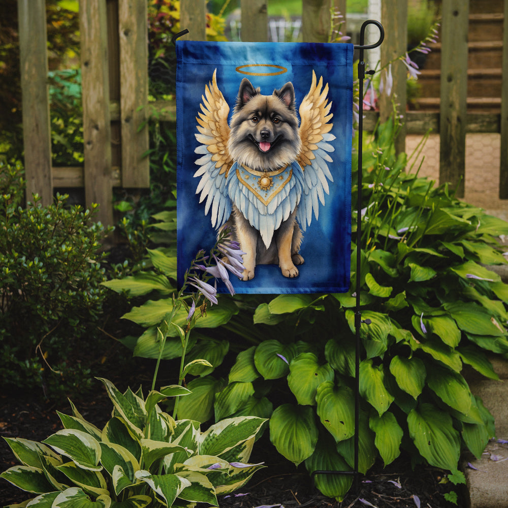 Keeshond My Angel Garden Flag