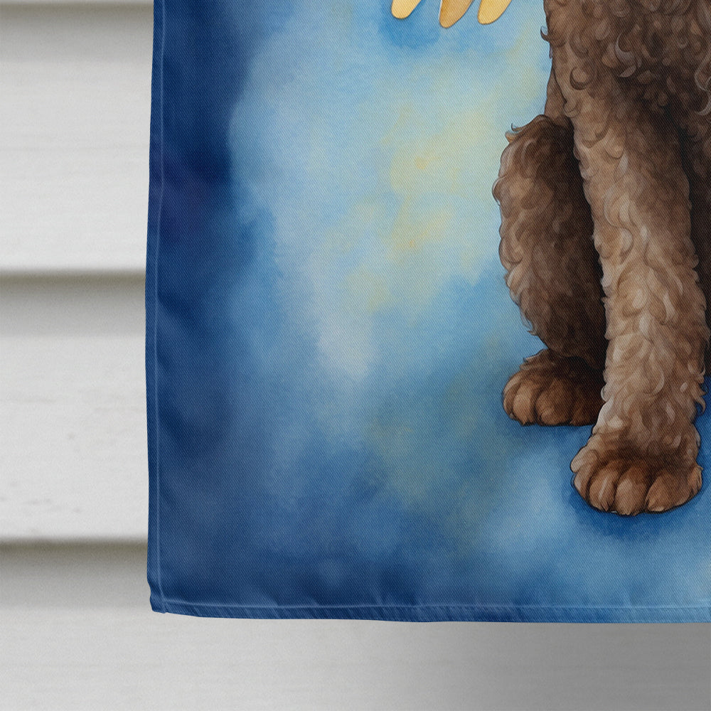 Labradoodle My Angel House Flag