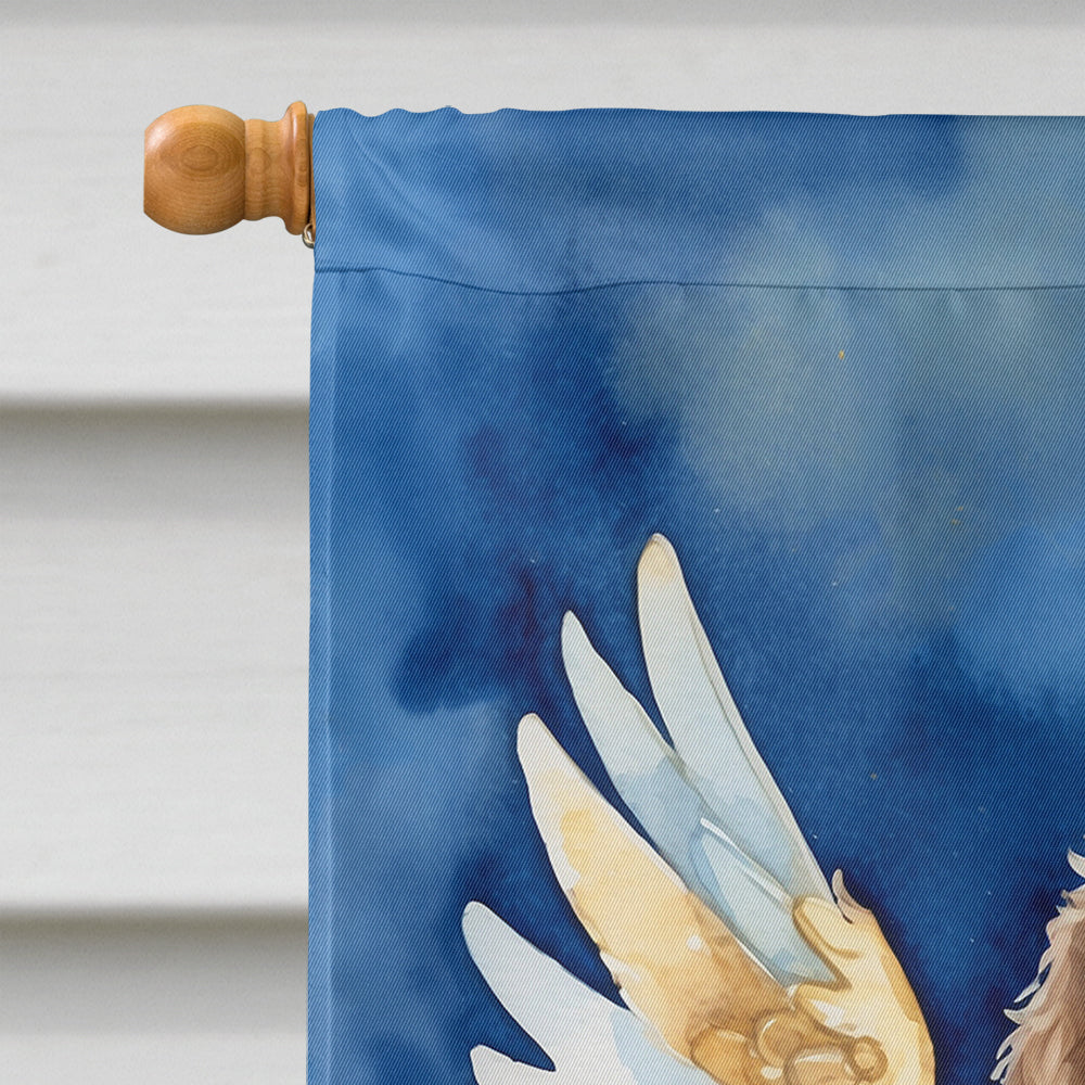 Labradoodle My Angel House Flag