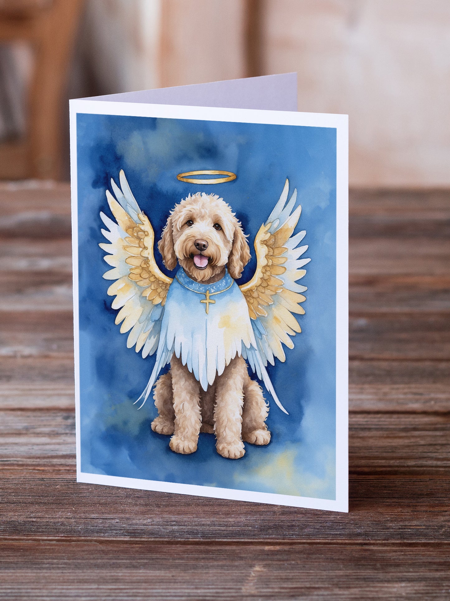 Labradoodle My Angel Greeting Cards Pack of 8