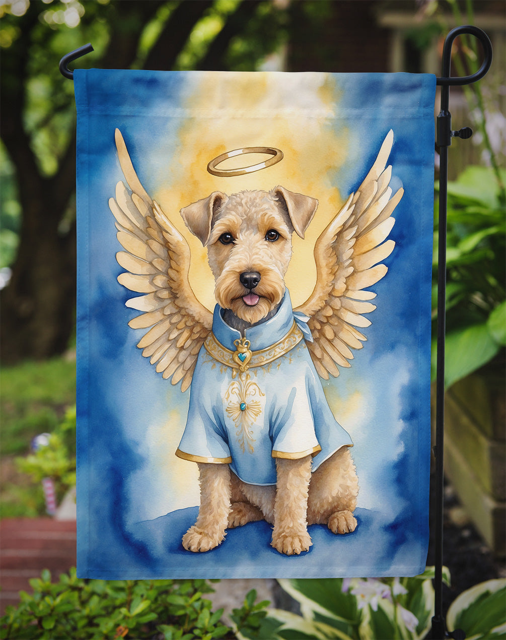 Lakeland Terrier My Angel Garden Flag