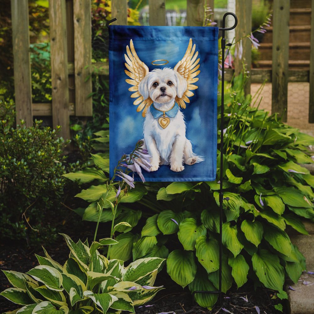 Maltese My Angel Garden Flag