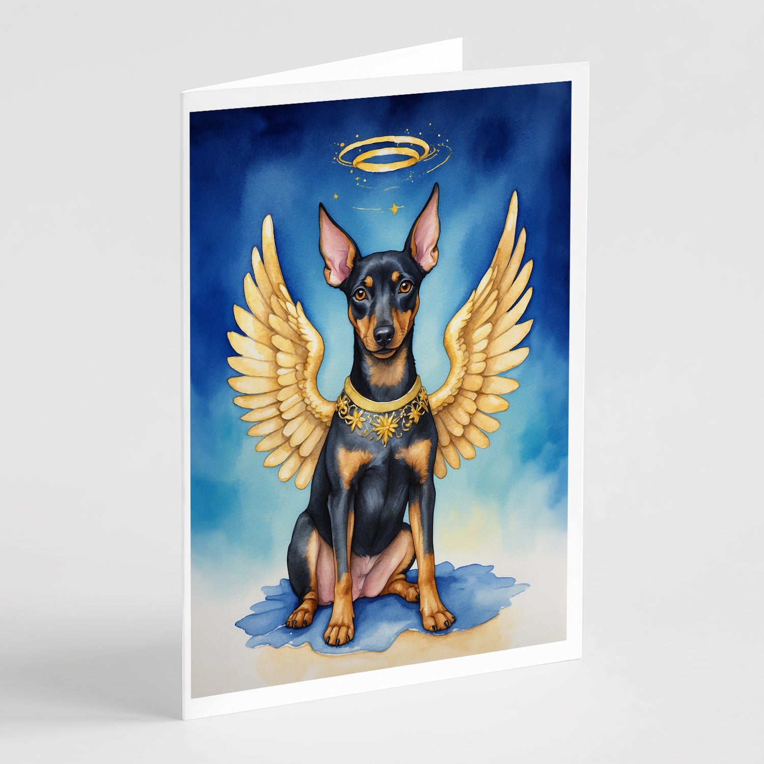 Buy this Manchester Terrier My Angel Greeting Cards Pack of 8