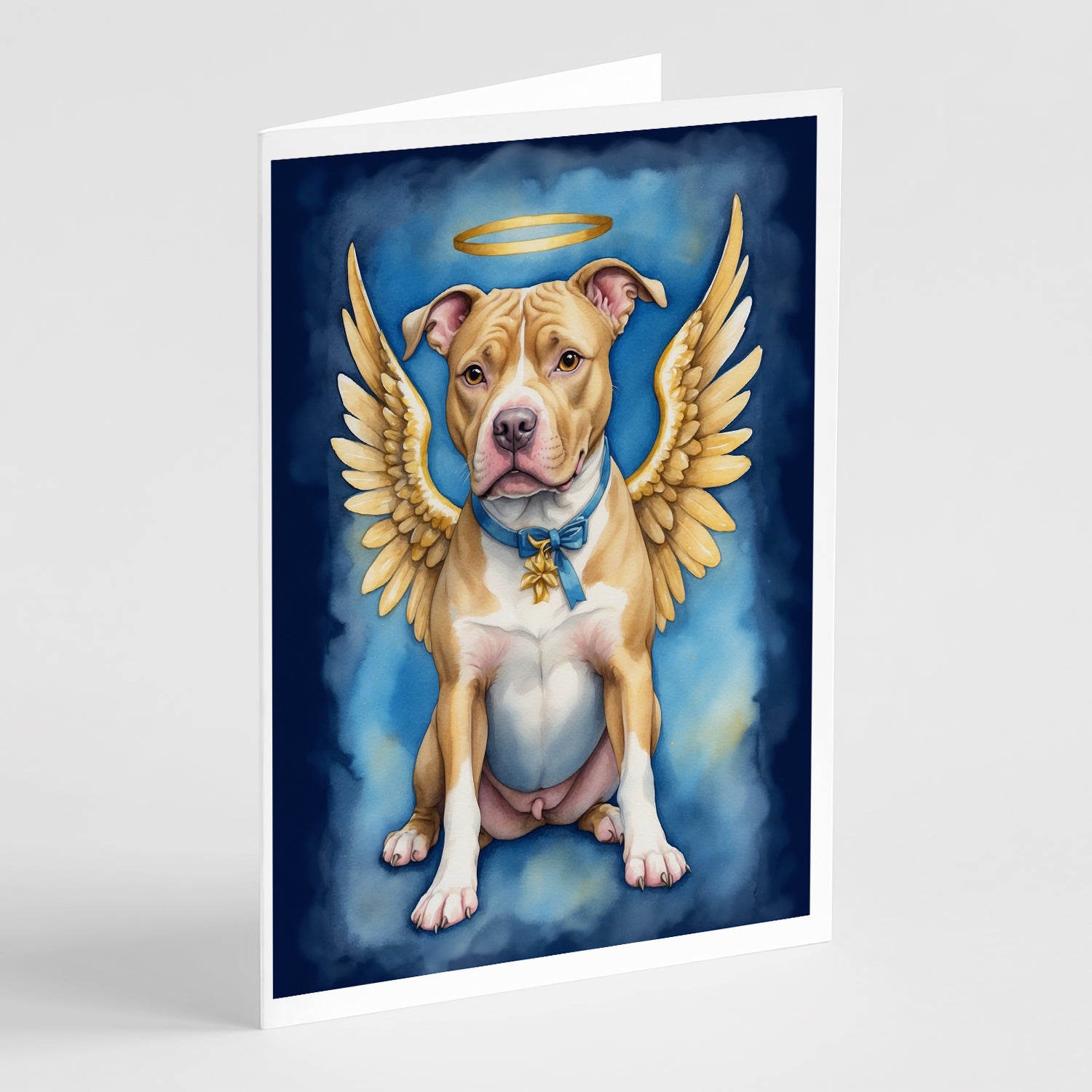 Buy this Pit Bull Terrier My Angel Greeting Cards Pack of 8