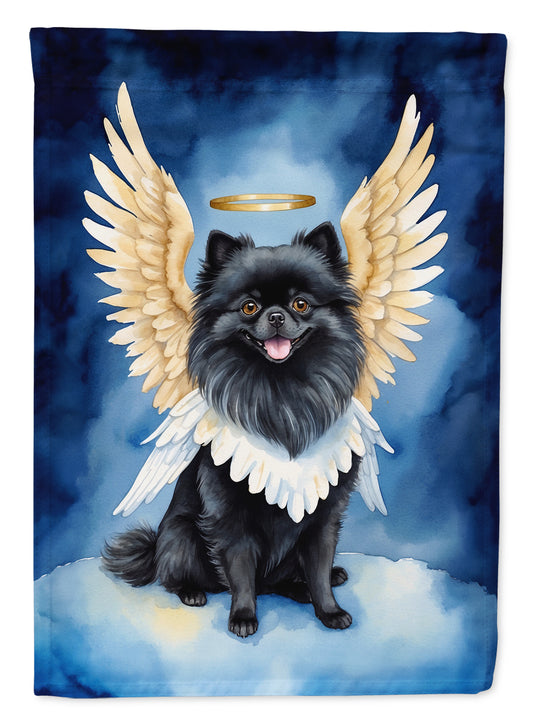 Buy this Black Pomeranian My Angel Garden Flag