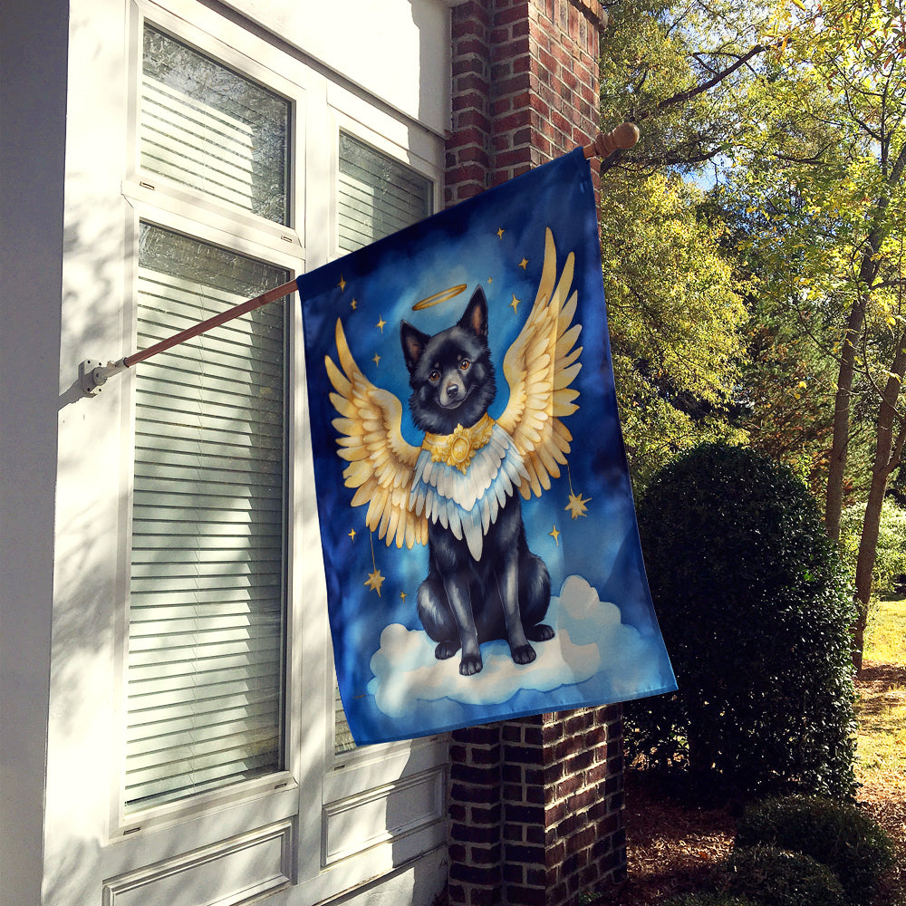 Schipperke My Angel House Flag