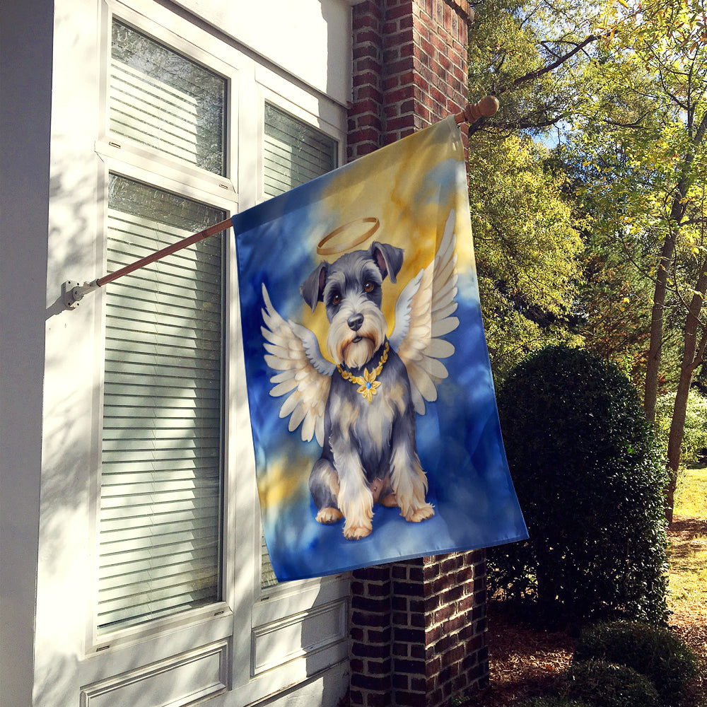 Schnauzer My Angel House Flag