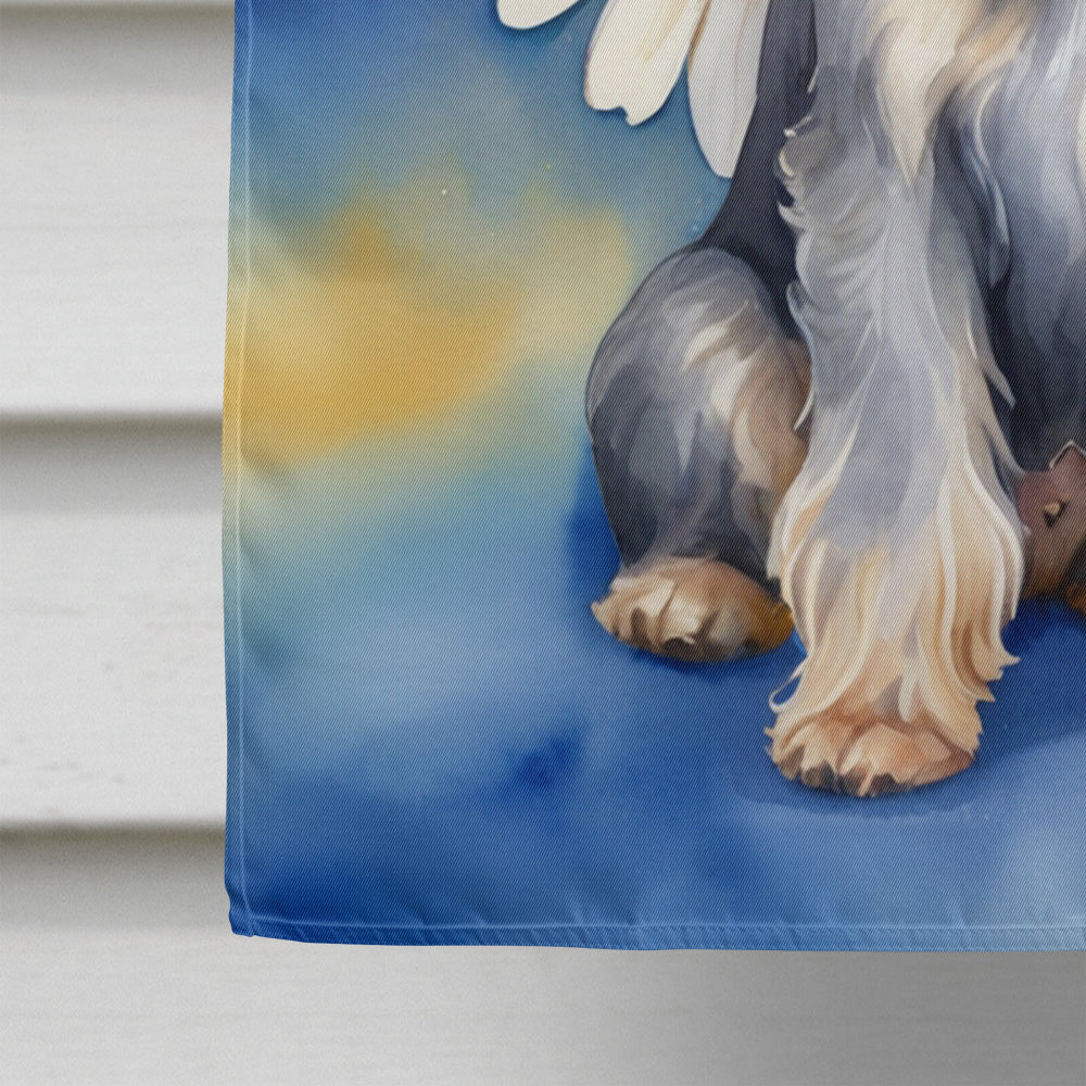 Schnauzer My Angel House Flag