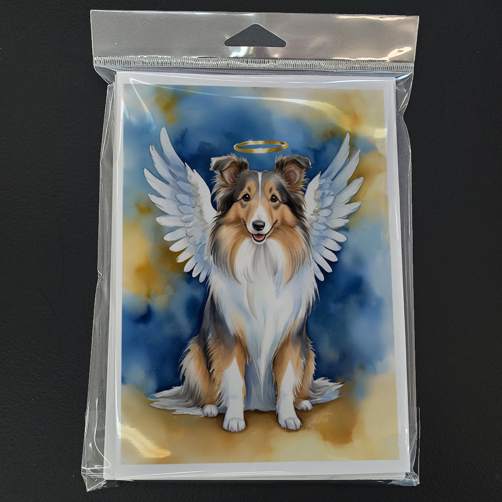 Sheltie My Angel Greeting Cards Pack of 8
