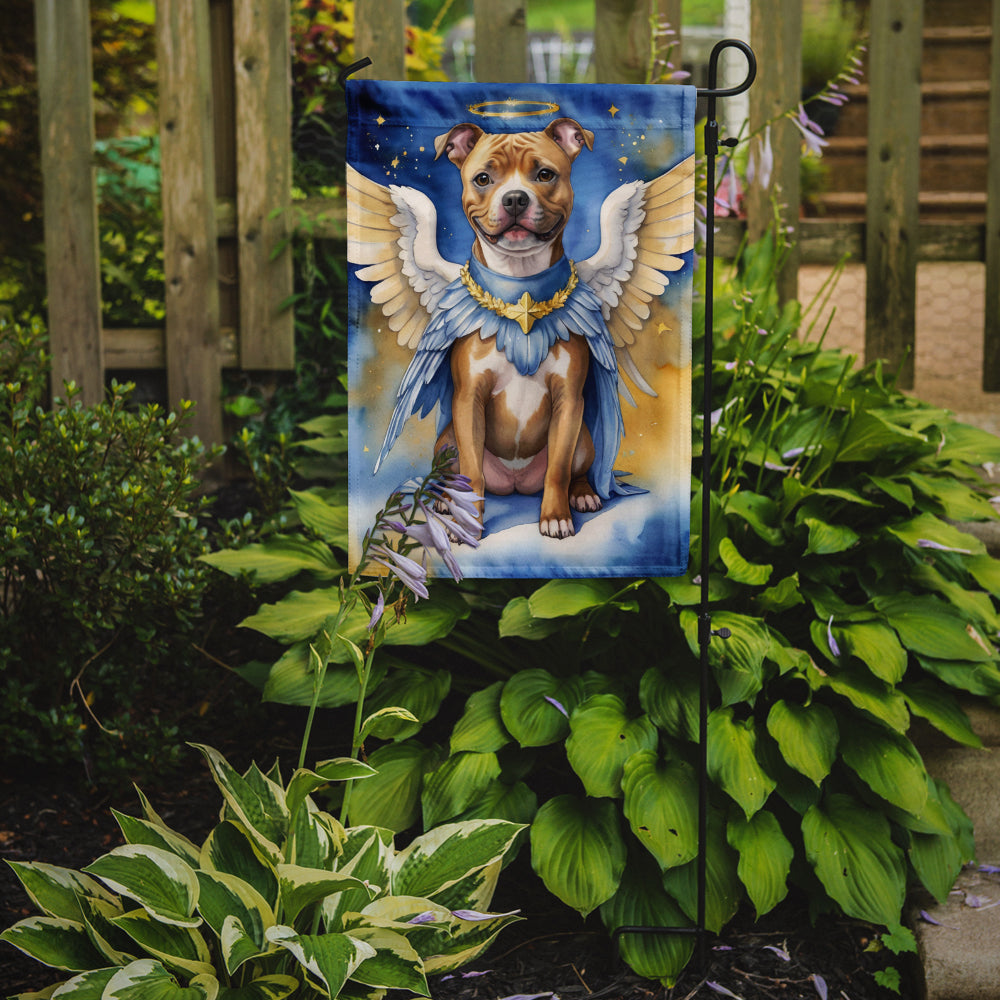 Staffordshire Bull Terrier My Angel Garden Flag