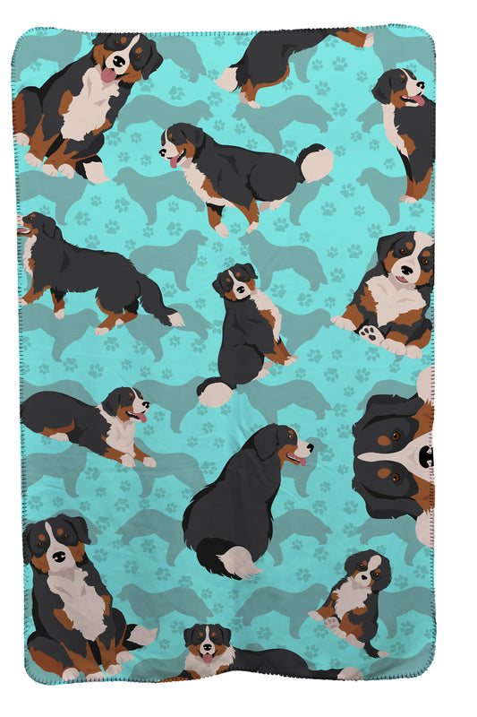 Buy this Bernese Mountain Dog Soft Travel Blanket with Bag
