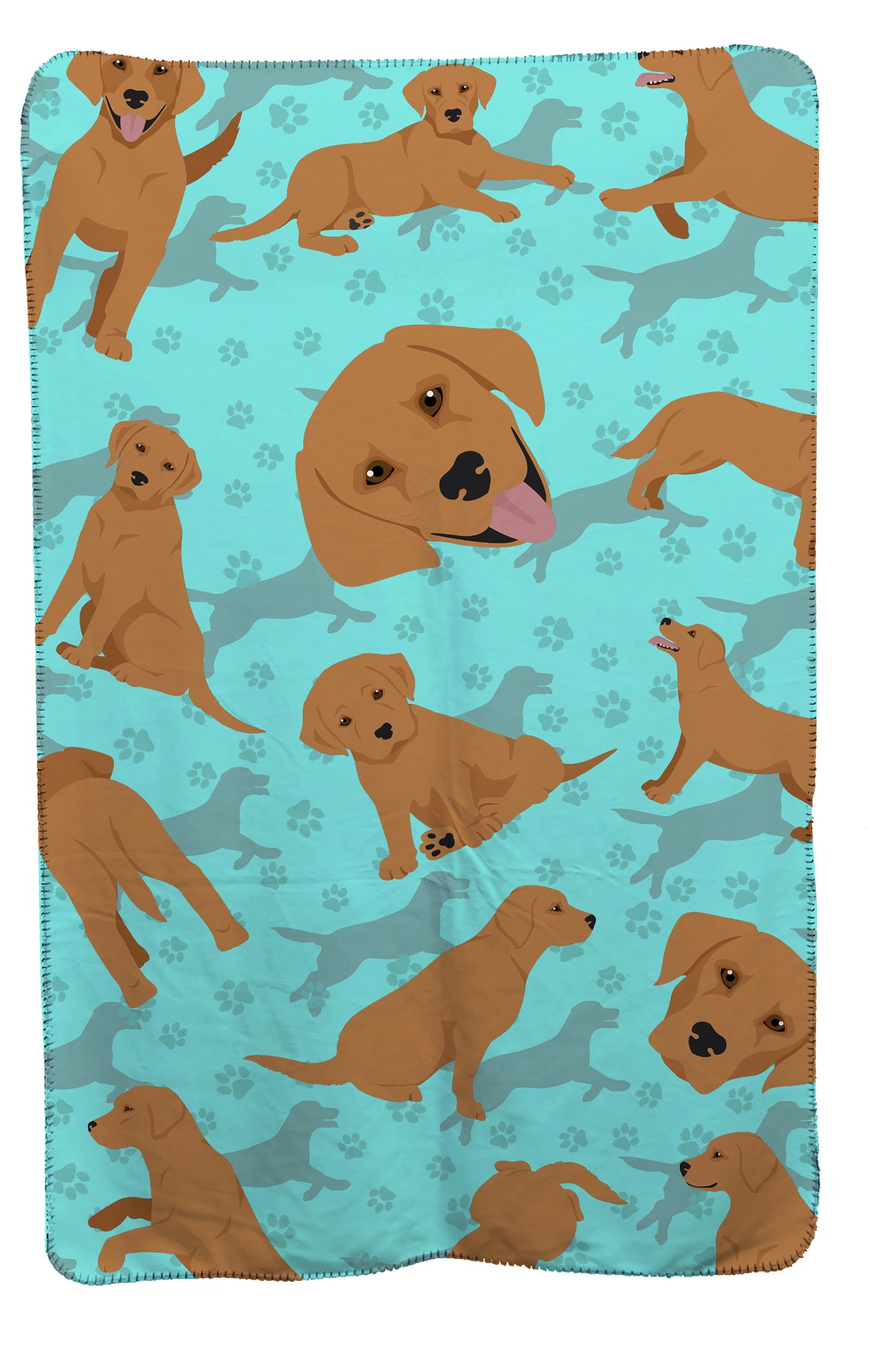 Buy this Red Fox Labrador Retriever Soft Travel Blanket with Bag