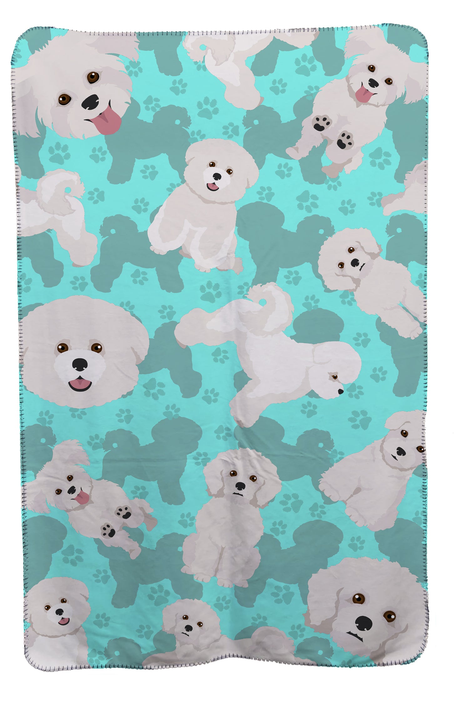 Buy this Bichon Frise Soft Travel Blanket with Bag