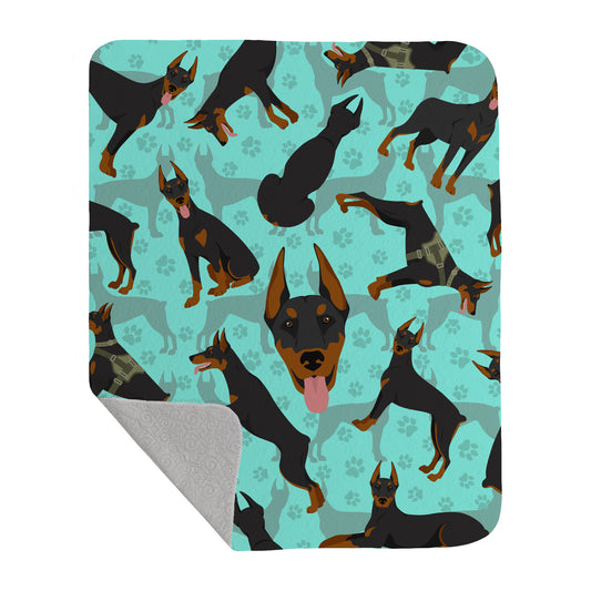 Buy this Doberman Pinscher Quilted Blanket 50x60