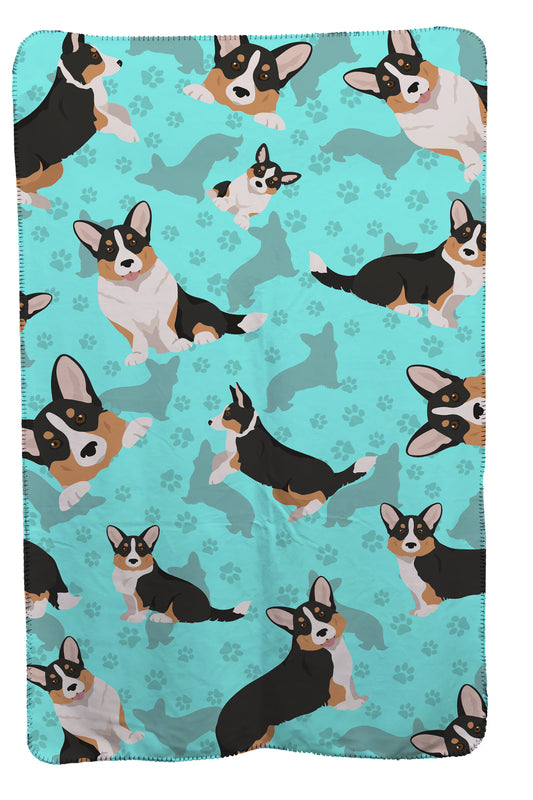 Buy this Tricolor Cardigan Corgi Soft Travel Blanket with Bag