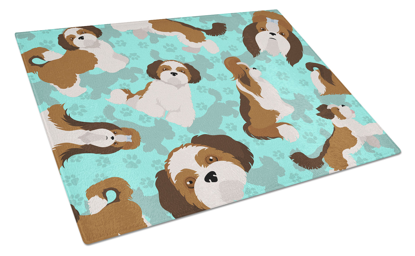Buy this Shih Tzu Glass Cutting Board Large