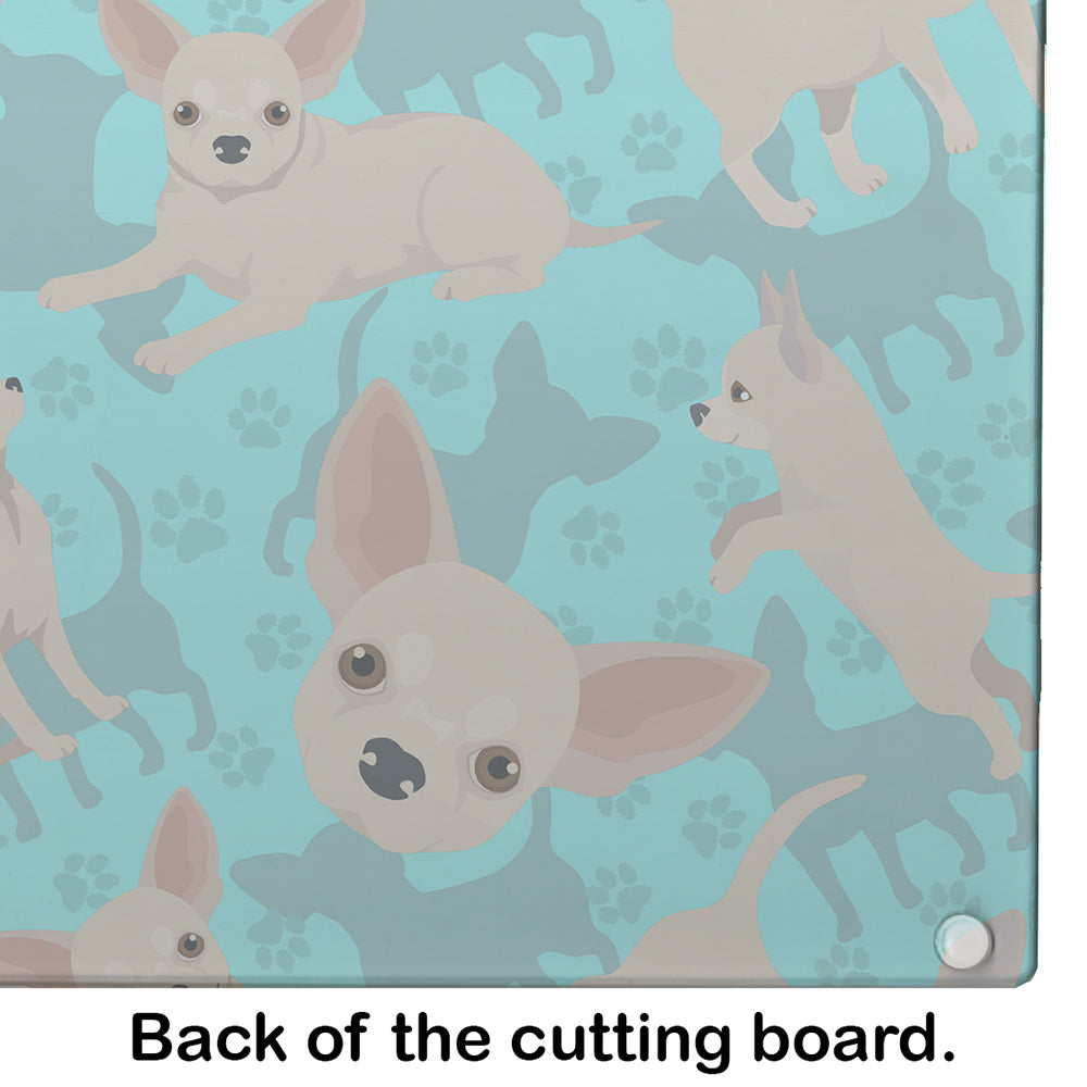 Chihuahua Glass Cutting Board Large