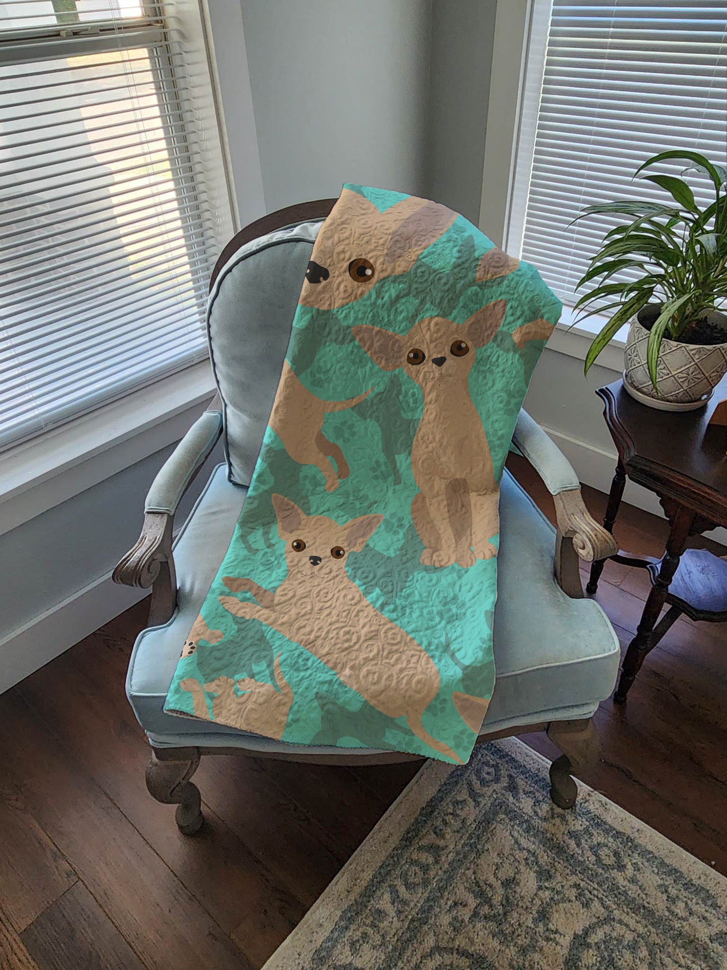 Chihuahua Quilted Blanket 50x60