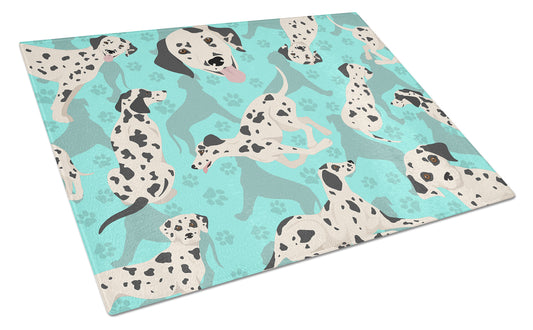 Buy this Dalmatian Glass Cutting Board Large