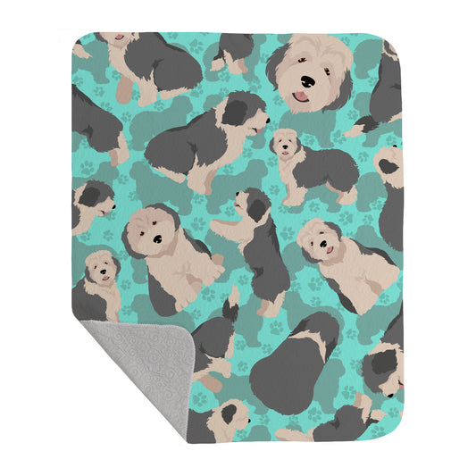 Buy this Old English Sheepdog Quilted Blanket 50x60