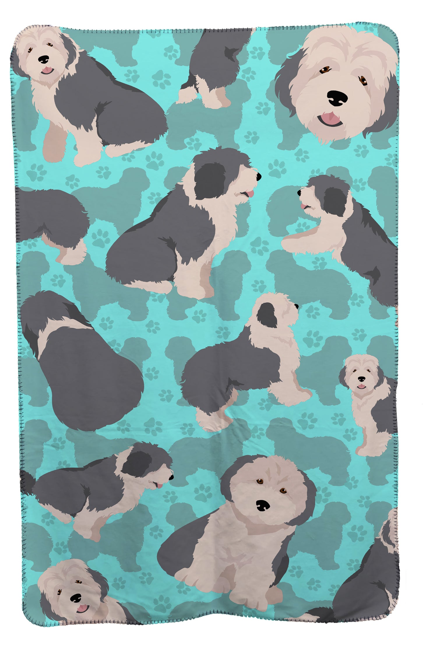 Buy this Old English Sheepdog Soft Travel Blanket with Bag