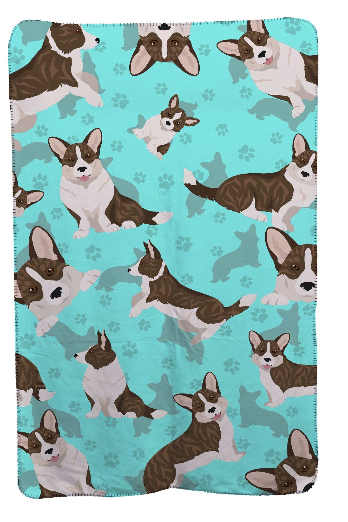 Buy this Brindle Cardigan Corgi Soft Travel Blanket with Bag