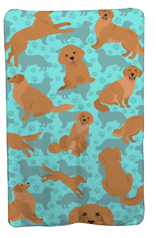Buy this Golden Retriever Soft Travel Blanket with Bag