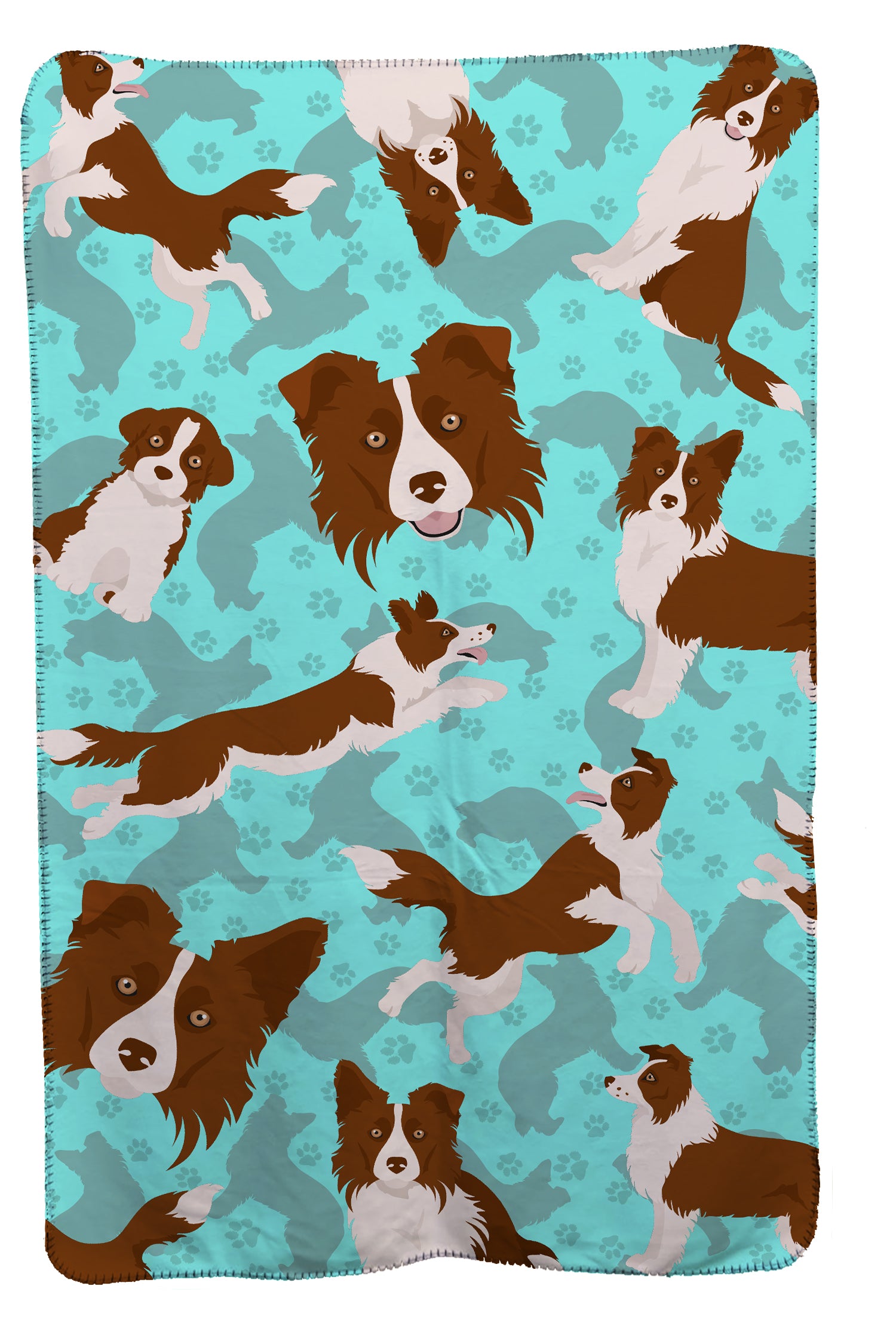 Buy this Red Border Collie Soft Travel Blanket with Bag