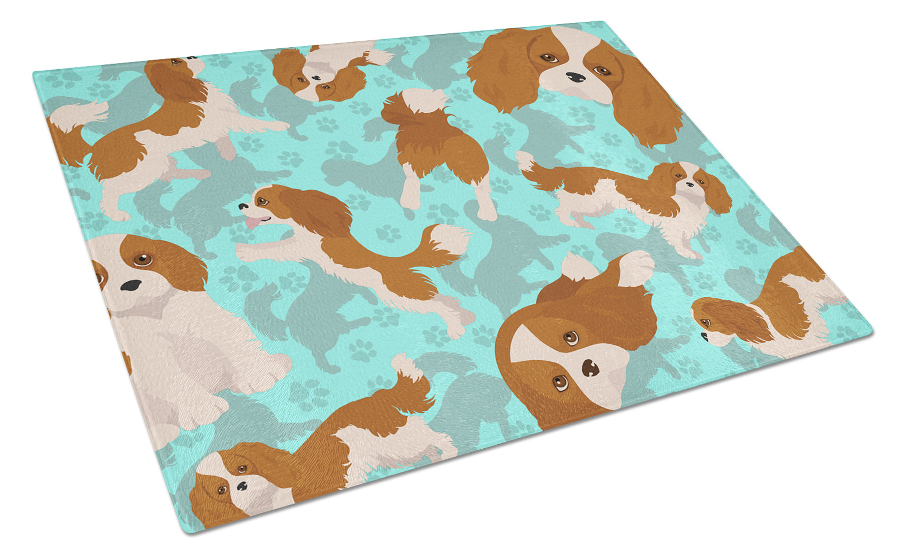 Buy this Blenheim Cavalier Spaniel Glass Cutting Board Large