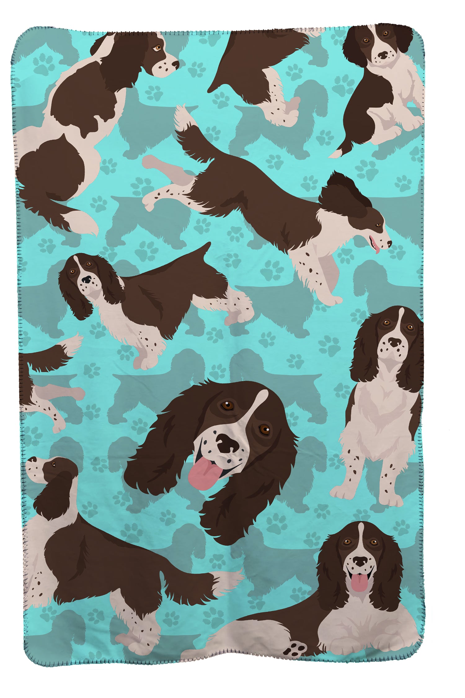 Buy this Liver English Springer Spaniel Soft Travel Blanket with Bag