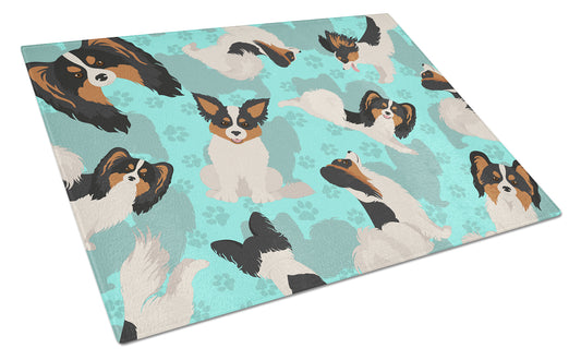 Buy this Tricolor Papillon Glass Cutting Board Large