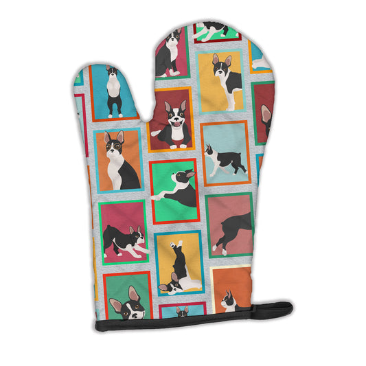 Buy this Lots of Boston Terrier Oven Mitt