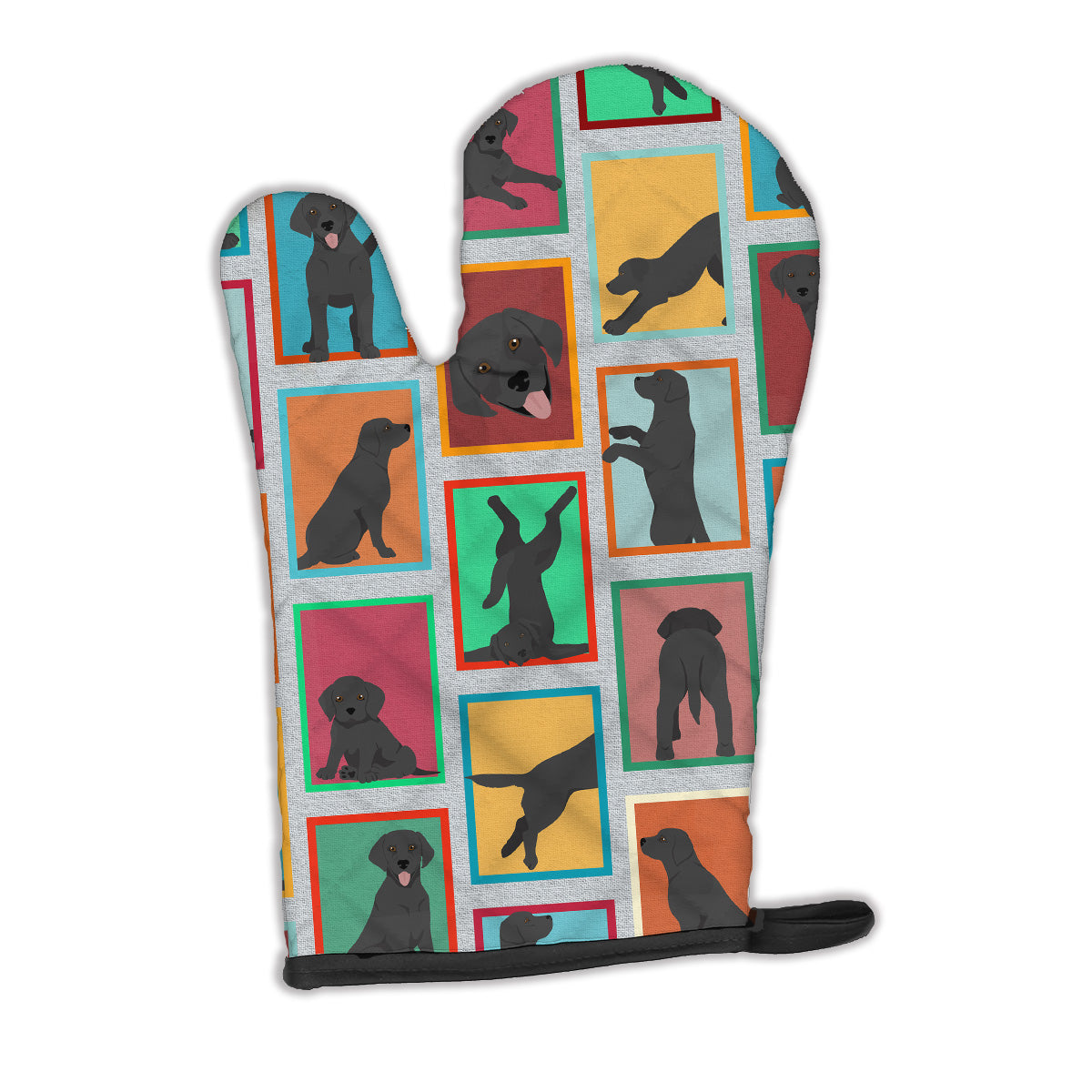 Buy this Lots of Black Labrador Retriever Oven Mitt