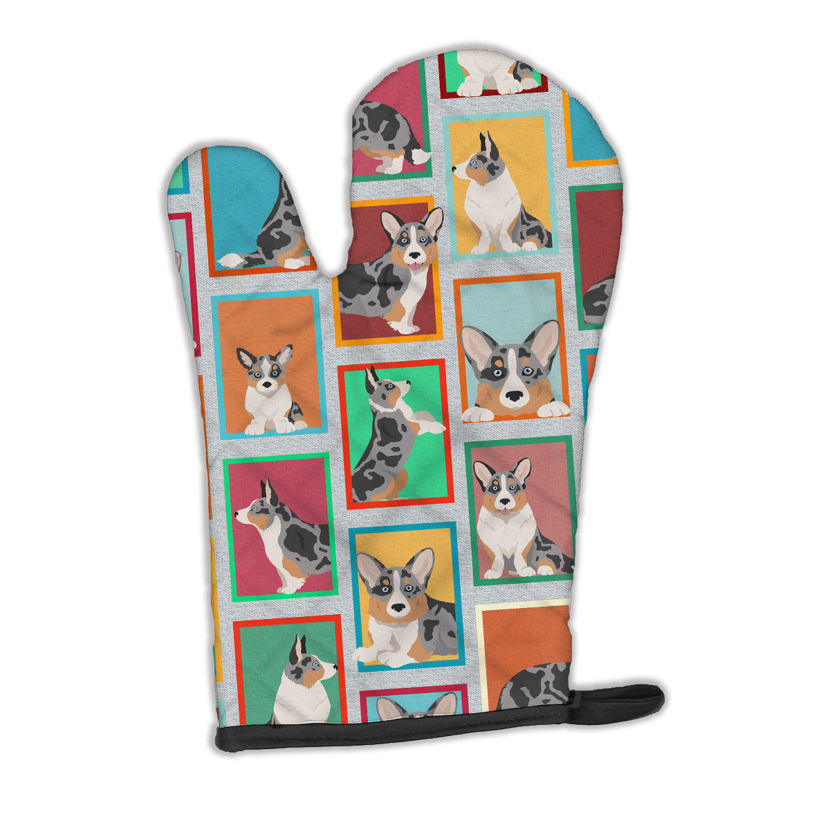 Buy this Lots of Blue Merle Welsh Cardigan Corgi Oven Mitt