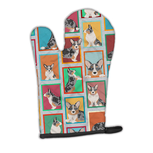Buy this Lots of Blue Merle Welsh Cardigan Corgi Oven Mitt