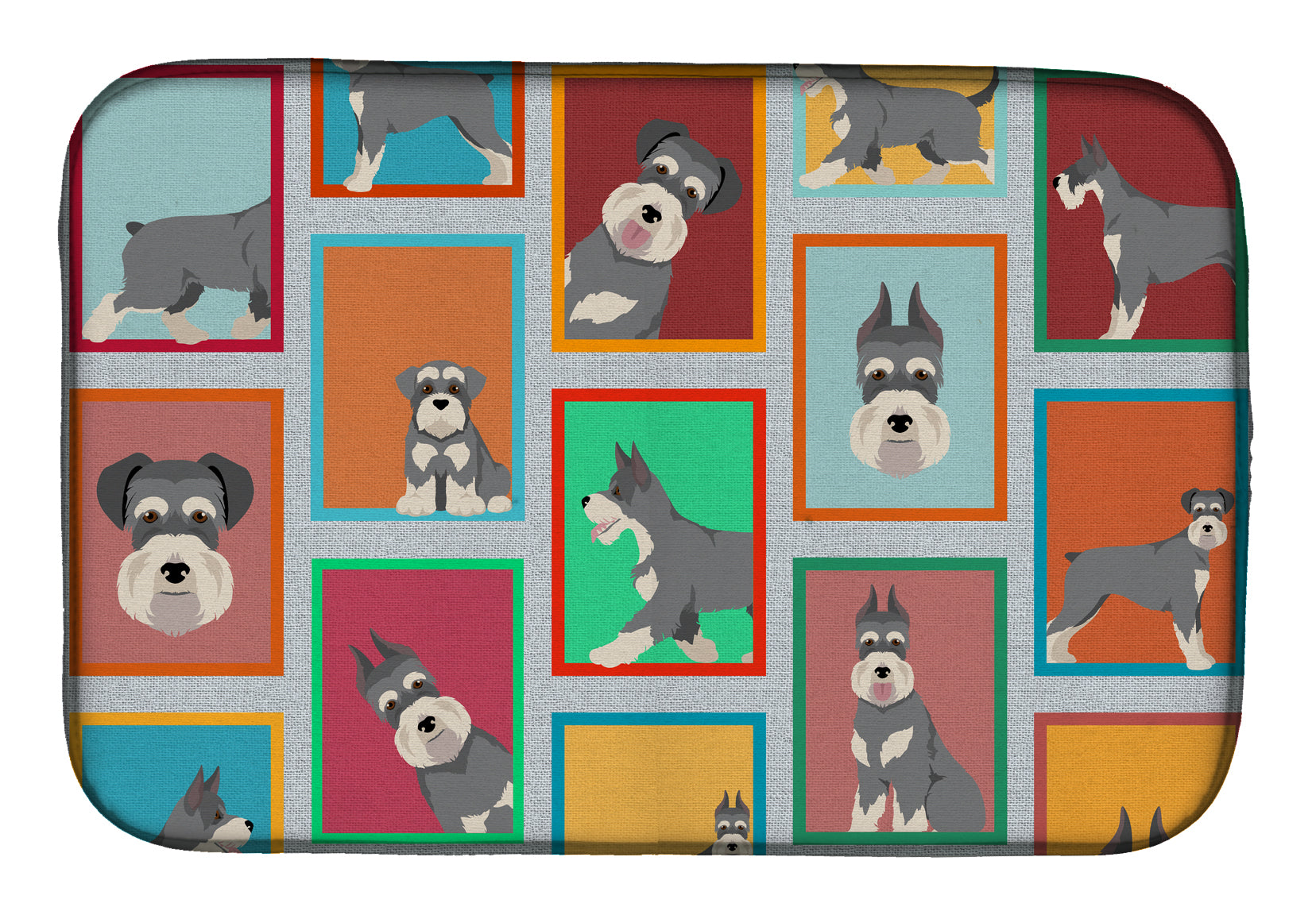 Buy this Lots of Schnauzer Dish Drying Mat