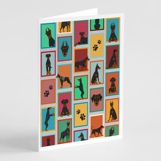 Buy this Lots of Doberman Pinscher Greeting Cards Pack of 8