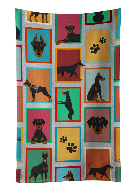 Buy this Lots of Doberman Pinscher Kitchen Towel