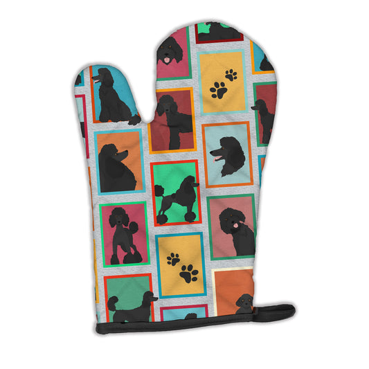 Buy this Lots of Black Standard Poodle Oven Mitt