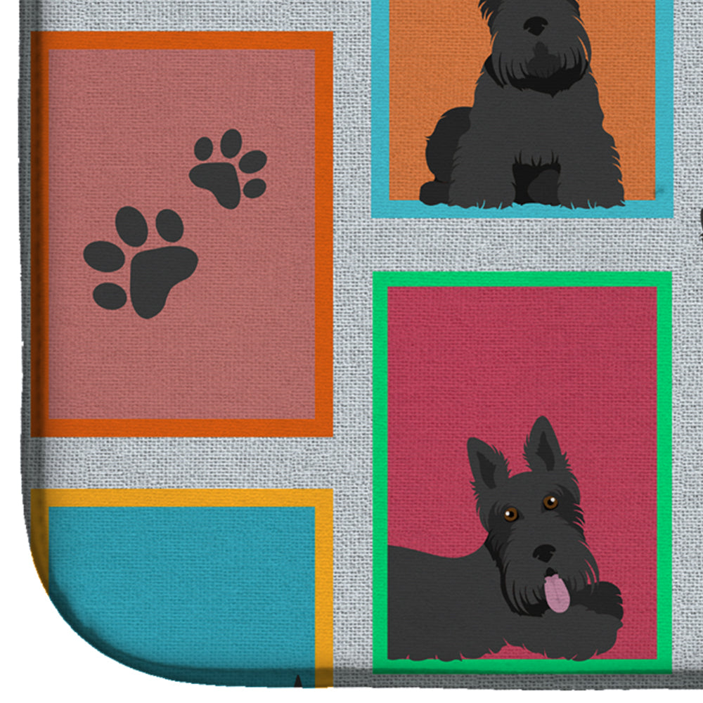 Lots of Scottish Terrier Dish Drying Mat