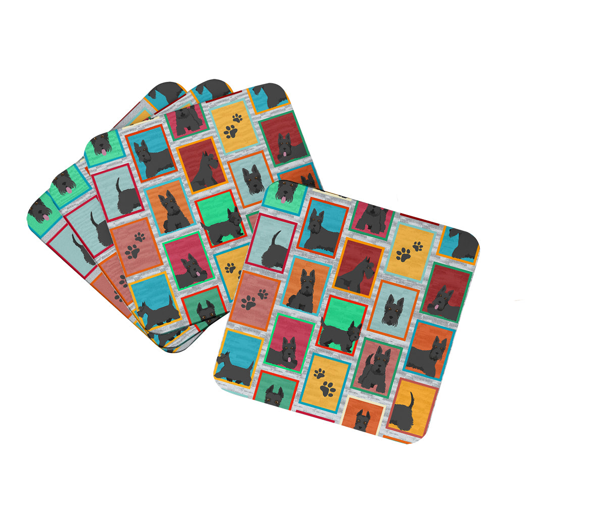 Buy this Lots of Scottish Terrier Foam Coasters