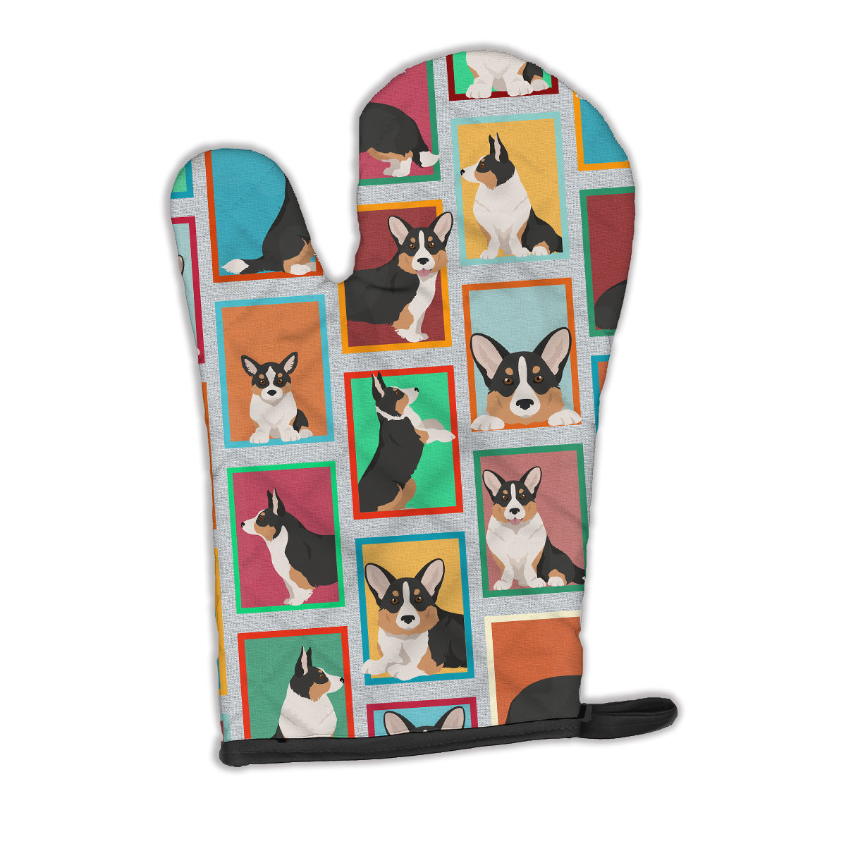 Buy this Lots of Tricolor Cardigan Corgi Oven Mitt