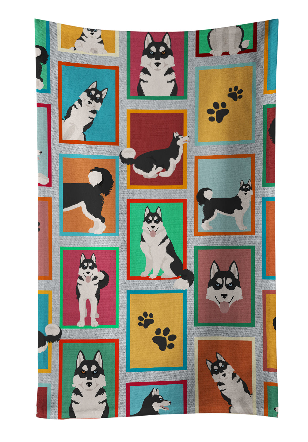 Buy this Lots of Siberian Husky Kitchen Towel