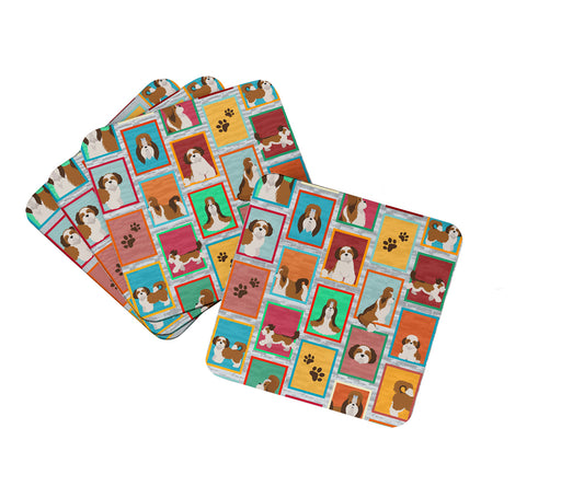 Buy this Lots of Shih Tzu Foam Coasters