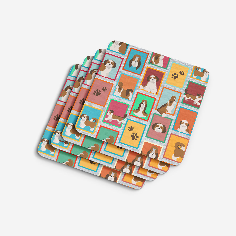 Lots of Shih Tzu Foam Coasters