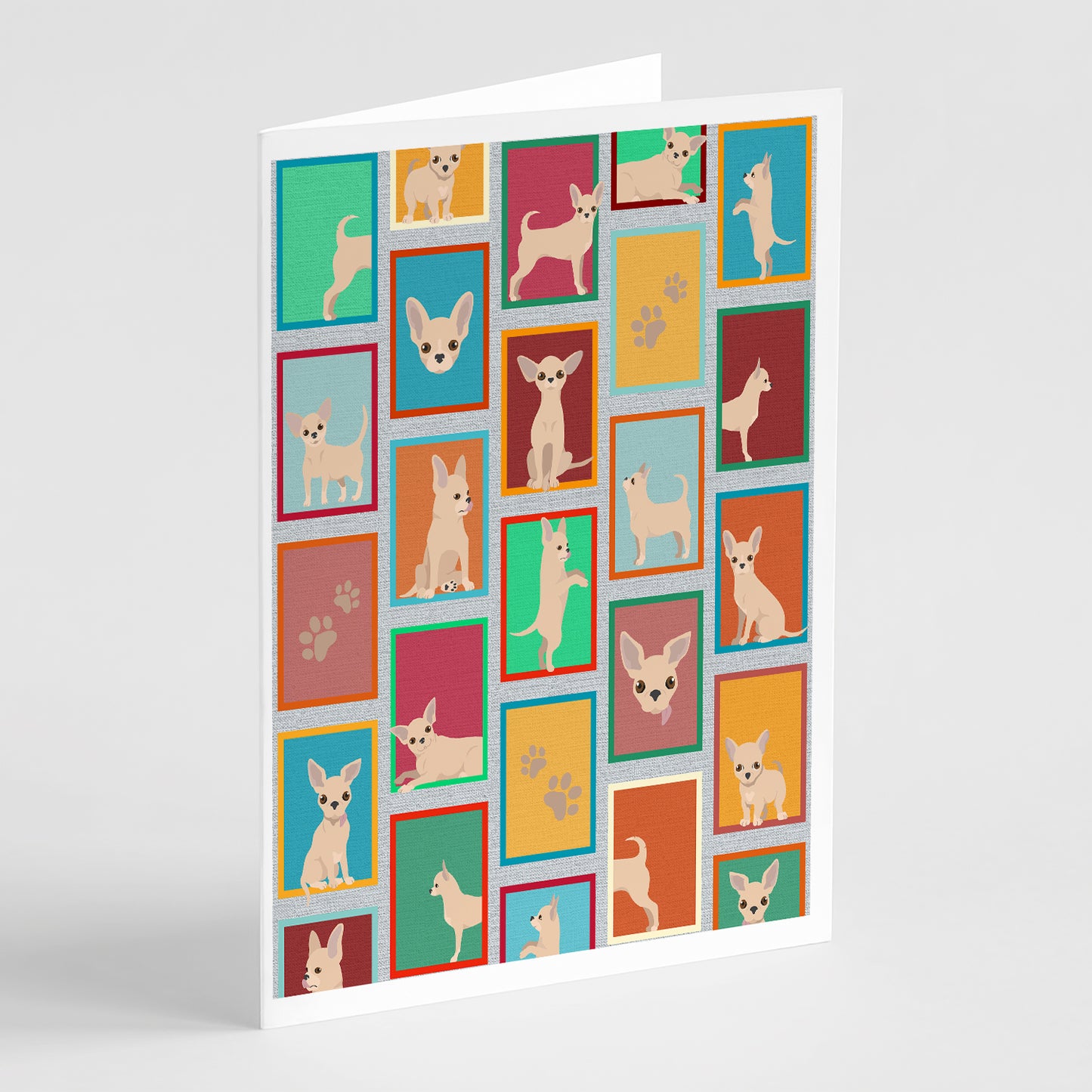 Buy this Lots of Chihuahua Greeting Cards Pack of 8