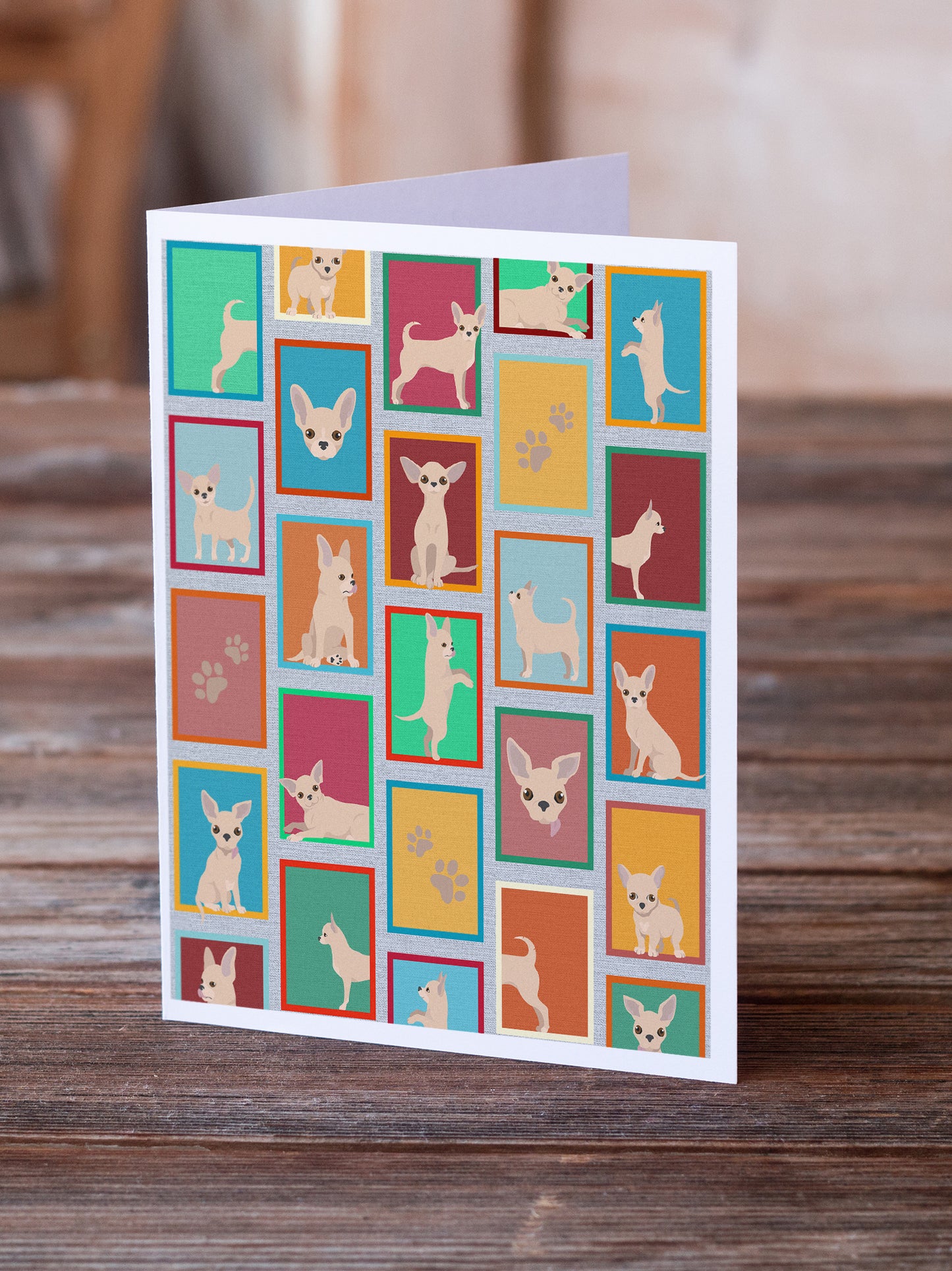 Lots of Chihuahua Greeting Cards Pack of 8