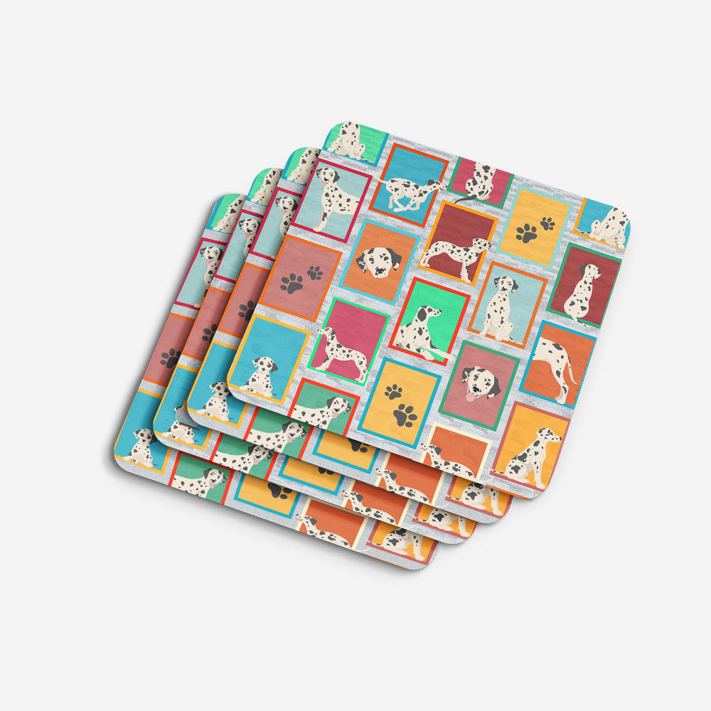 Lots of Dalmatian Foam Coasters
