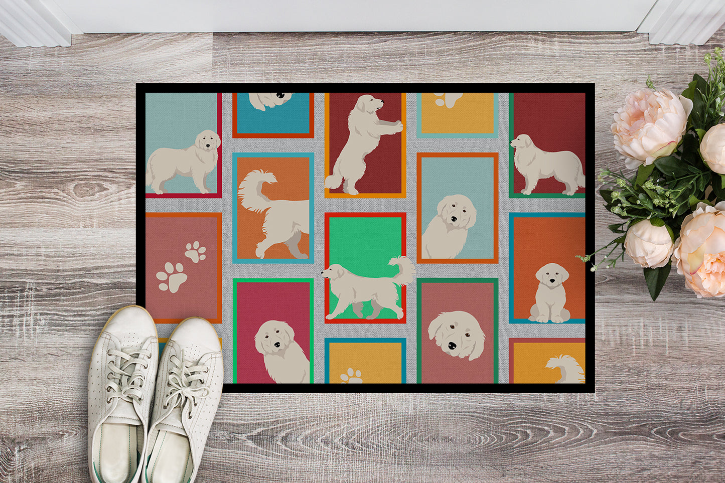 Lots of Great Pyrenees Doormat