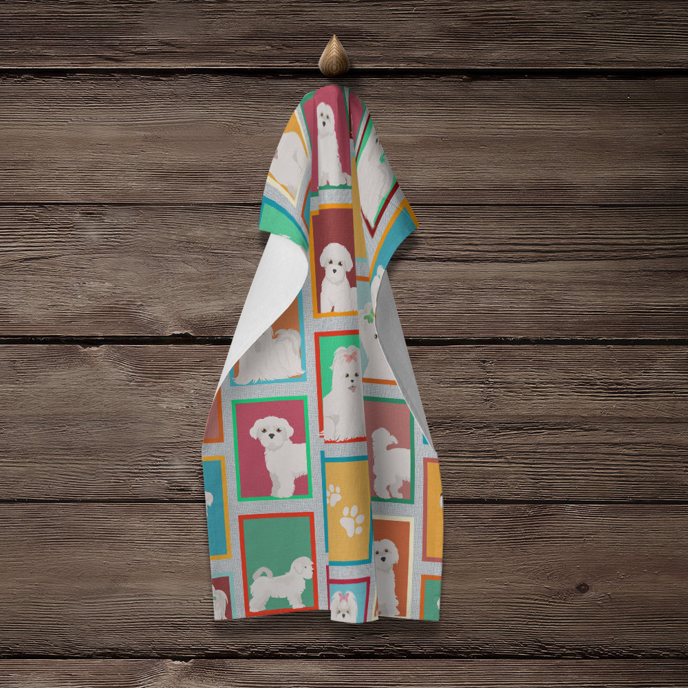 Lots of Maltese Kitchen Towel